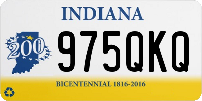 IN license plate 975QKQ