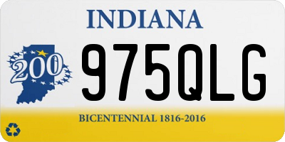 IN license plate 975QLG