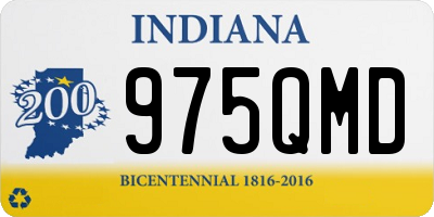 IN license plate 975QMD