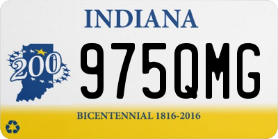 IN license plate 975QMG