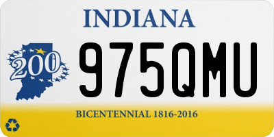 IN license plate 975QMU