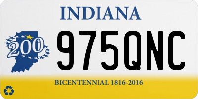 IN license plate 975QNC