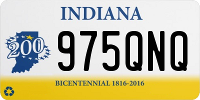 IN license plate 975QNQ