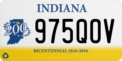 IN license plate 975QOV