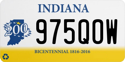 IN license plate 975QOW