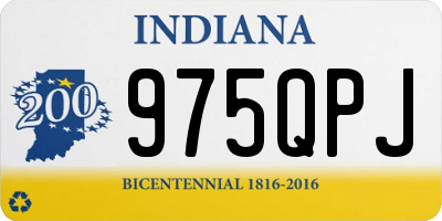 IN license plate 975QPJ