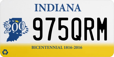IN license plate 975QRM