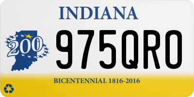 IN license plate 975QRO