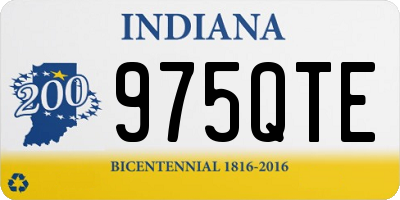 IN license plate 975QTE