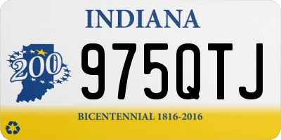 IN license plate 975QTJ