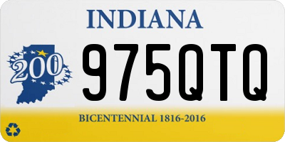 IN license plate 975QTQ