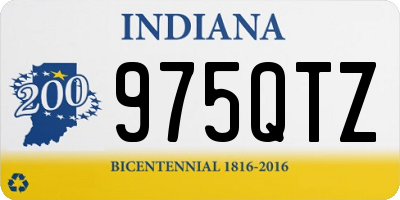 IN license plate 975QTZ