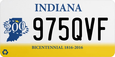 IN license plate 975QVF