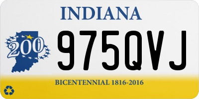 IN license plate 975QVJ