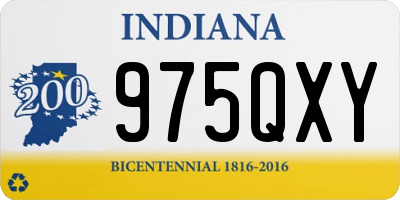IN license plate 975QXY