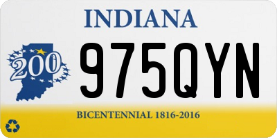 IN license plate 975QYN