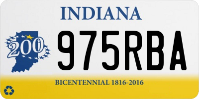 IN license plate 975RBA