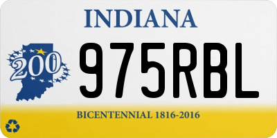 IN license plate 975RBL