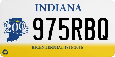 IN license plate 975RBQ