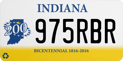 IN license plate 975RBR