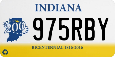 IN license plate 975RBY