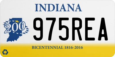 IN license plate 975REA