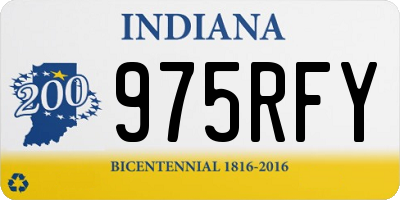 IN license plate 975RFY