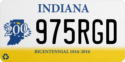 IN license plate 975RGD