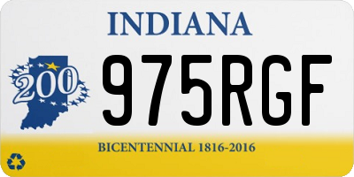 IN license plate 975RGF