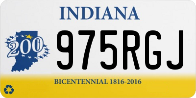 IN license plate 975RGJ