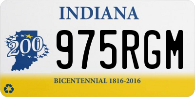 IN license plate 975RGM