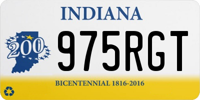 IN license plate 975RGT