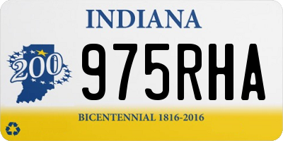 IN license plate 975RHA