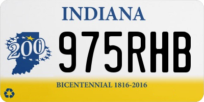 IN license plate 975RHB