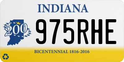 IN license plate 975RHE