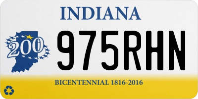 IN license plate 975RHN