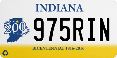 IN license plate 975RIN