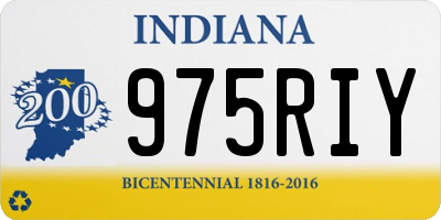 IN license plate 975RIY