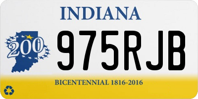 IN license plate 975RJB