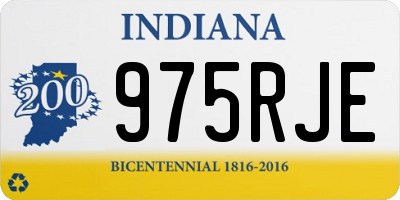 IN license plate 975RJE