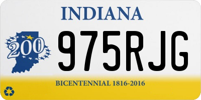 IN license plate 975RJG