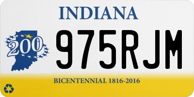 IN license plate 975RJM