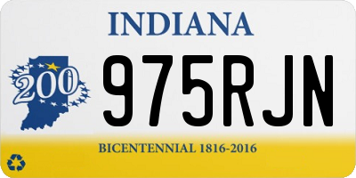 IN license plate 975RJN