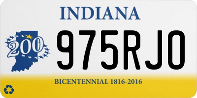 IN license plate 975RJO