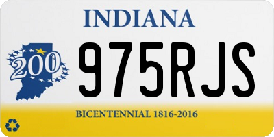 IN license plate 975RJS