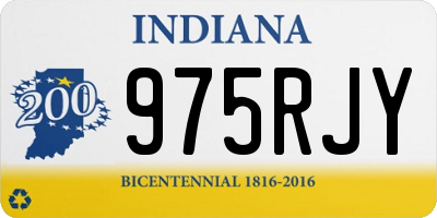 IN license plate 975RJY