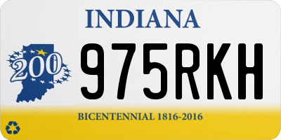 IN license plate 975RKH