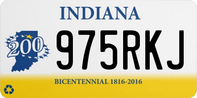 IN license plate 975RKJ