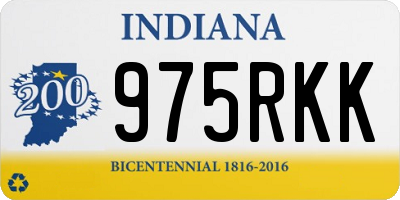 IN license plate 975RKK