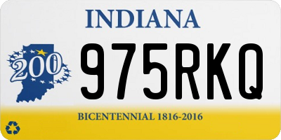 IN license plate 975RKQ